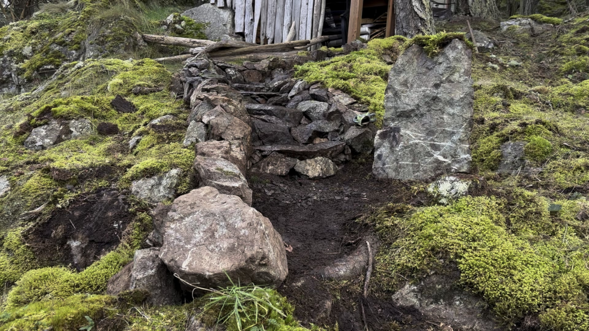 Some stone stairs I built