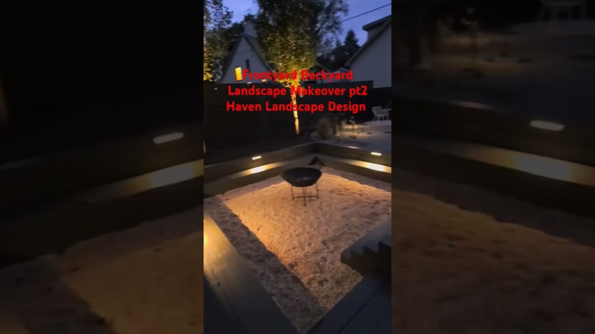 Frontyard & Backyard Landscape Makeover pt2 #charlotte #landscapelighting #uplifting