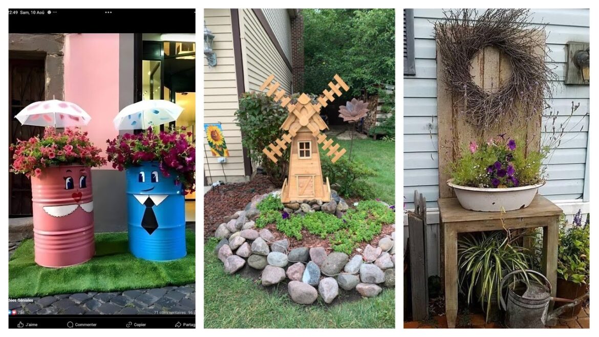 400 DIY Garden Decorating Ideas for Backyard, Cottage, Lawn, Front Yard! Garden Ideas