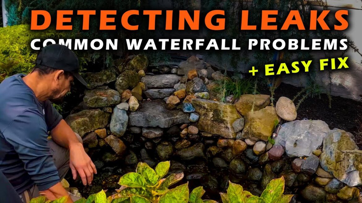 Easy How to Fix and Upgrade a Leaking Pond with Waterfall Easy How to Fix and Upgrade a Leaking Pond with Waterfall