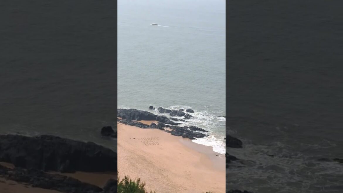 Beach Near Japanese Garden, Vasco Da Gama, Goa, India.