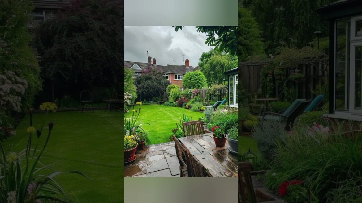 Backyard Landscaping and Gardening ideas ☘️💚 #outdoors #homegardeningideas #gardendesign