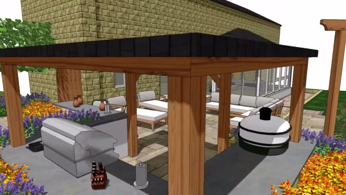 Concept animation for a property in Boston Spa, by MP Landscape & Garden Design Ltd Concept animation for a property in Boston Spa, by MP Landscape & Garden Design Ltd