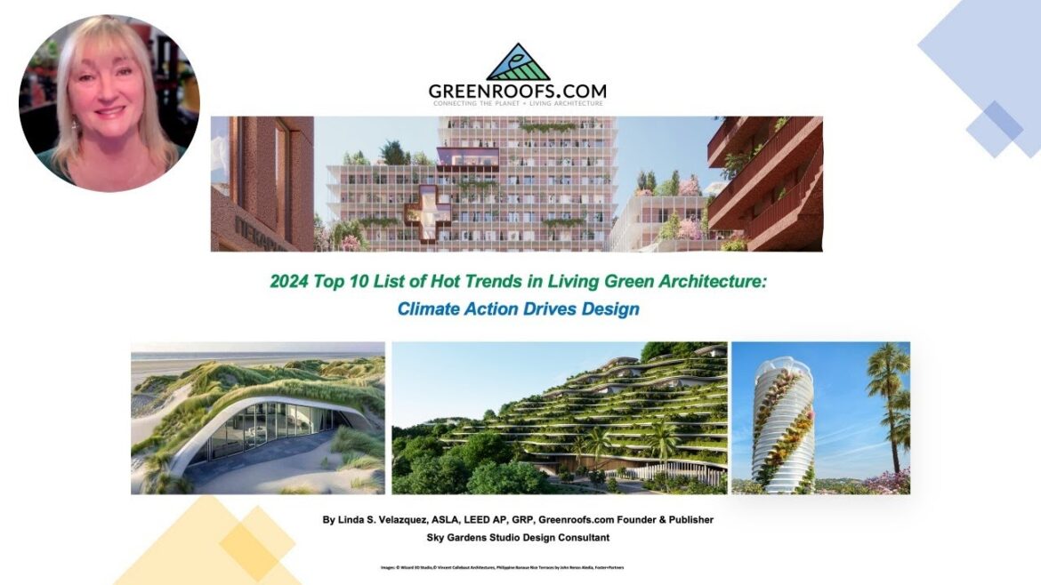 2024 Top 10 List of Hot Trends in Living Green Architecture: Climate Action Drives Design