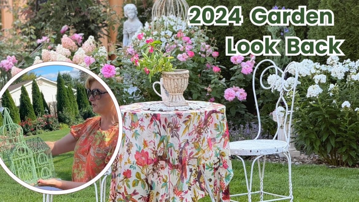 Garden Tour Look Back at 2024! New Shed and Garden Thrift!