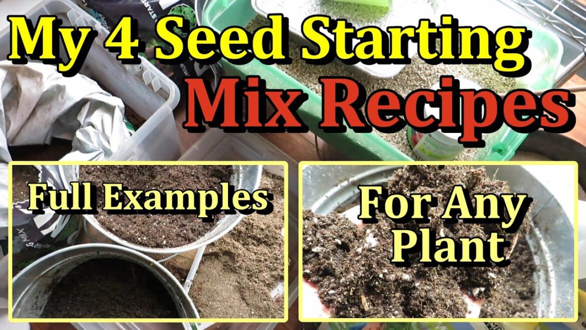 4 Seeding Starting Mix Recipes for Any Garden Plant (Indoor or Outdoor, The Ingredients, The Steps)