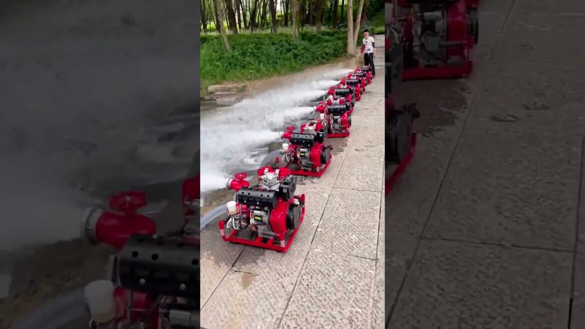 Have you ever used such a portable pump Share your water suction plan #shorts #supplychain #tools