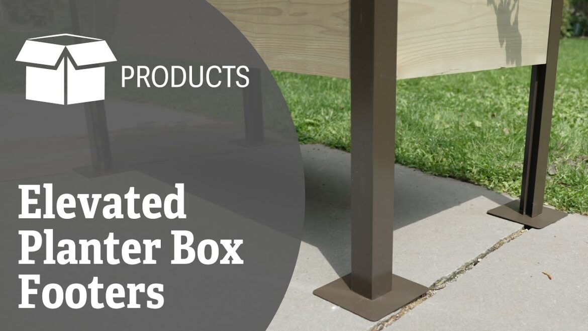 Elevated Planter Box Footers Elevated Planter Box Footers