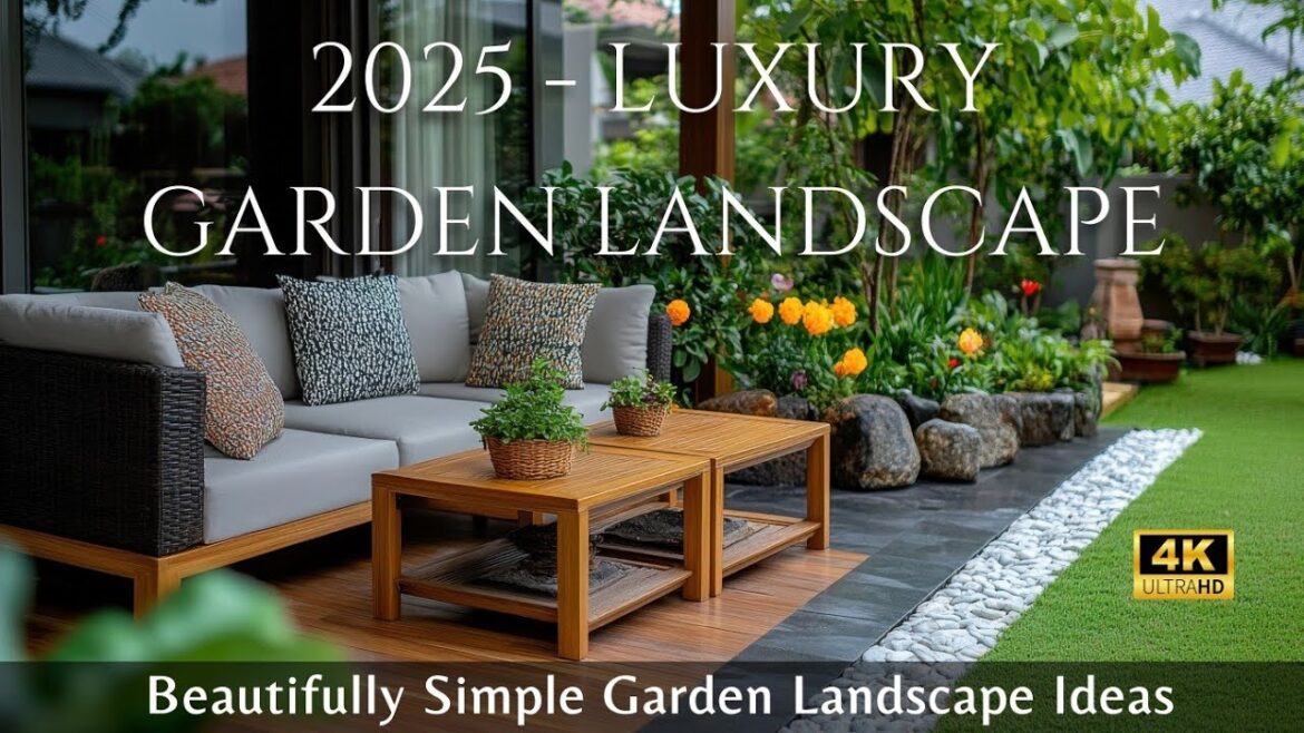 2025 Luxury Effortless Elegance: Beautifully Simple Garden Landscape Ideas for Your Outdoor Space