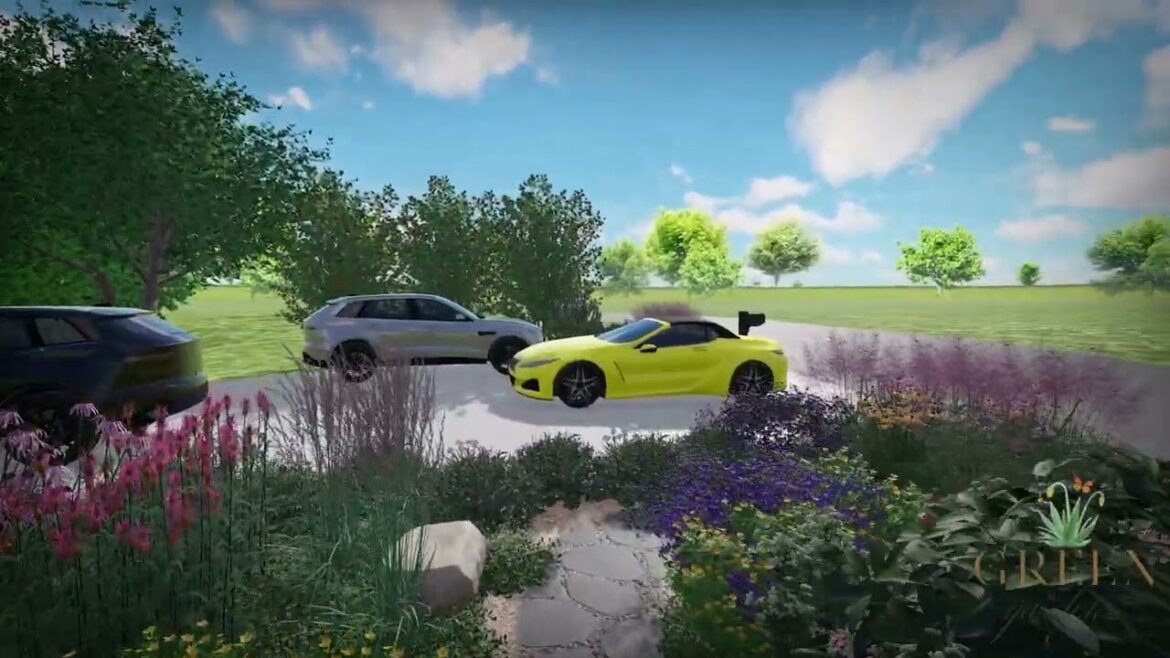 Front Yard Native Landscape in North Atlanta, GA