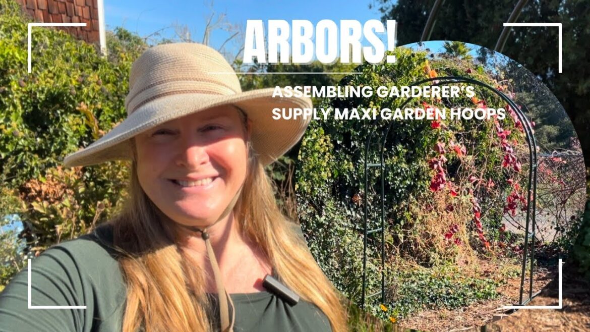 Setting up Gardener’s Supply Maxi Garden Hoops