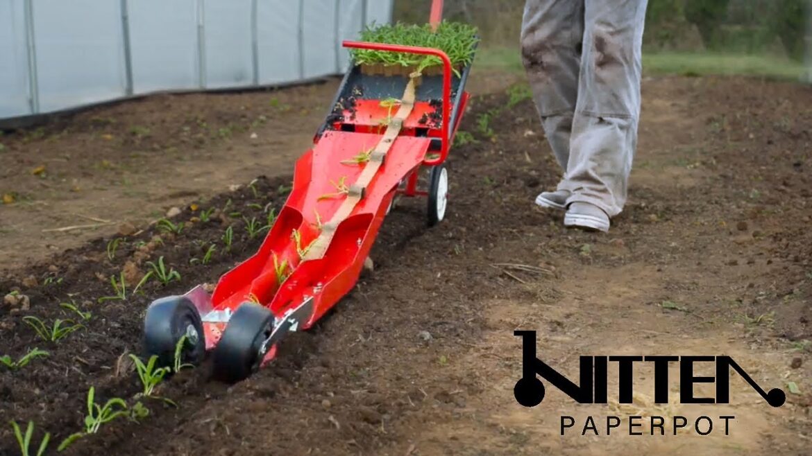 He Was Skeptical of The Paperpot Transplater… So He Gave it a Shot He Was Skeptical of The Paperpot Transplater... So He Gave it a Shot