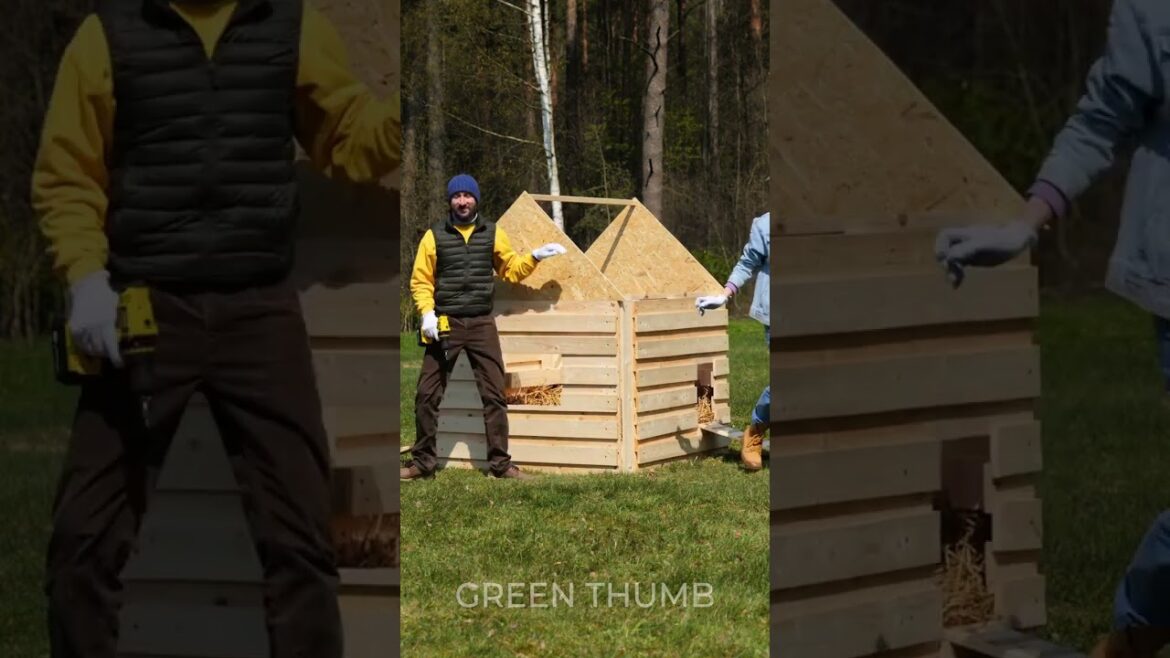 Cute Tiny House with Recycled Pallets for Sweet Pets 🏠 Cute Tiny House with Recycled Pallets for Sweet Pets 🏠