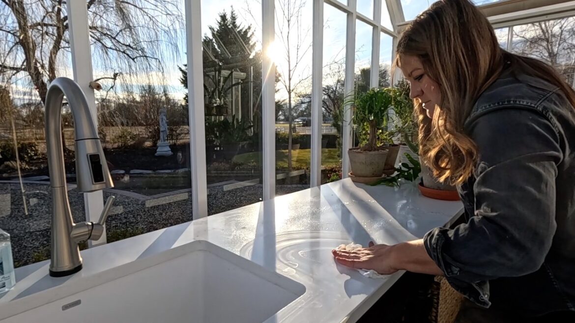 Cleaning & Plant Care/Potting in the Hartley! 🪴🪣🧽 // Garden Answer