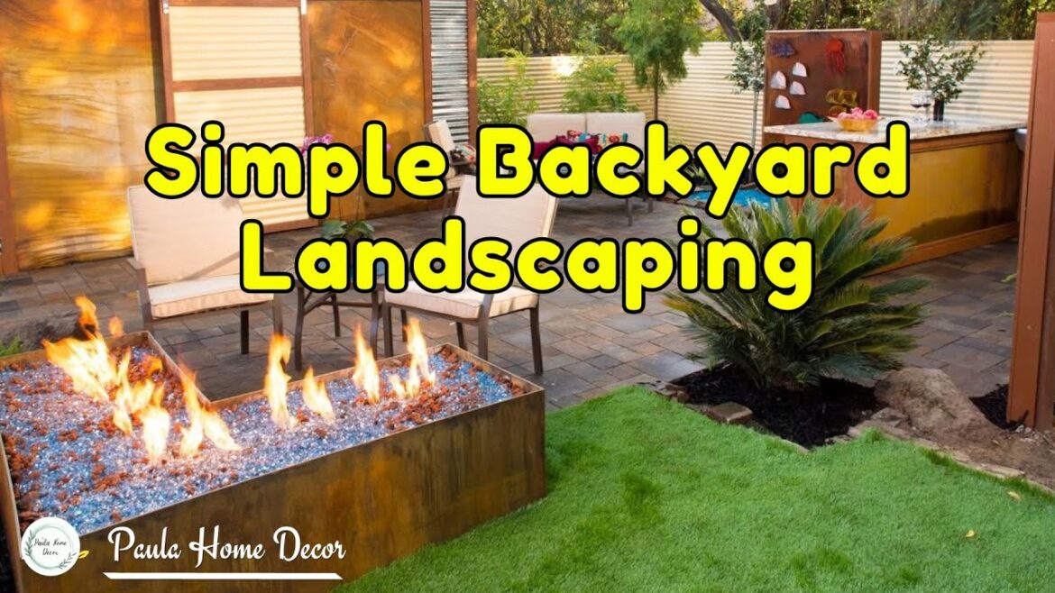 Small Backyard Inspirations Effortless Elegance Simple Backyard Landscaping Ideas