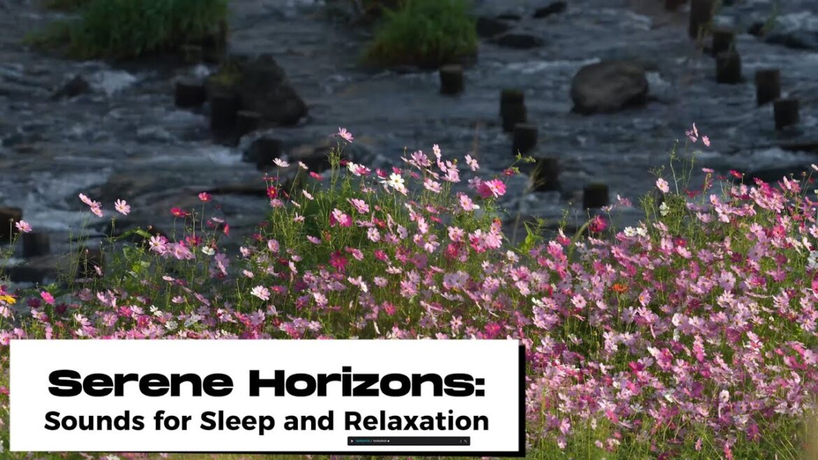 ASMR WINDCHIME RIVER | Serene Horizons | Sounds For Relaxing, Focus or Sleep | White Noise 10 Hours