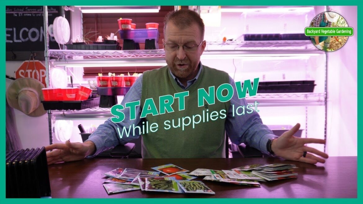 January is the time to start shopping for gardening supplies.