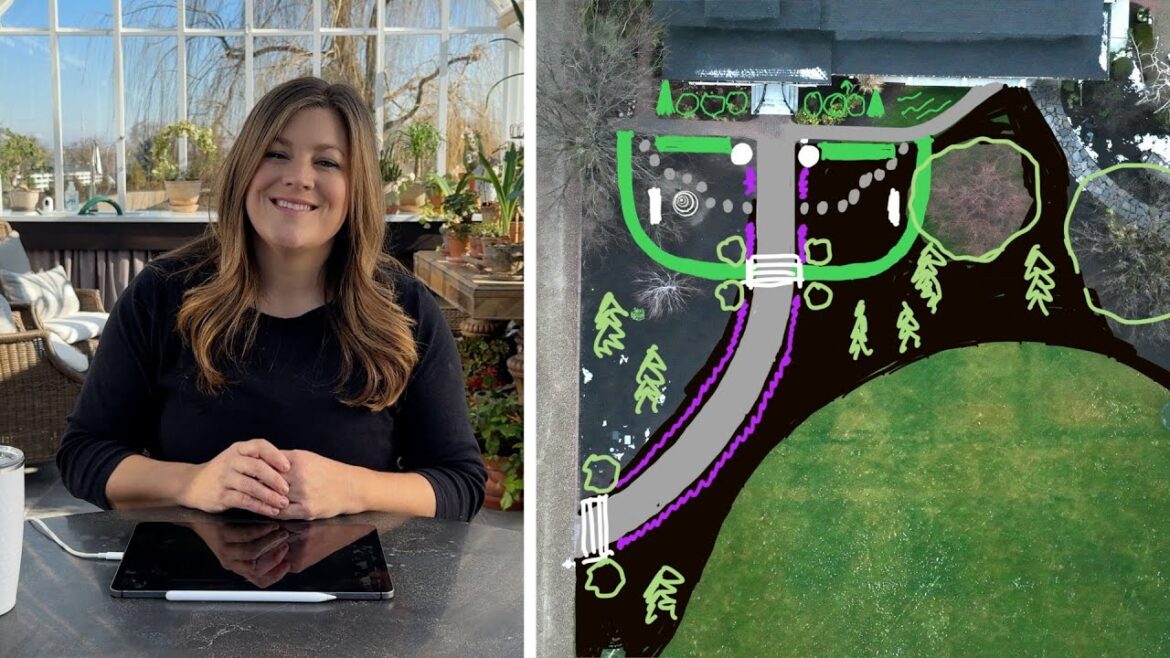 Garden Answer: Drawing Out a Plan for our Big Front Flower Bed! 🙌😃😍 // Garden Answer Drawing Out a Plan for our Big Front Flower Bed! 🙌😃😍 // Garden Answer
