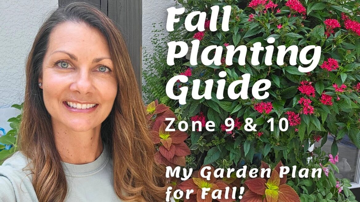 Fall Vegetable Garden Planting Guide & Plan. Zone 9 & Zone 10. What to Plant in Fall.