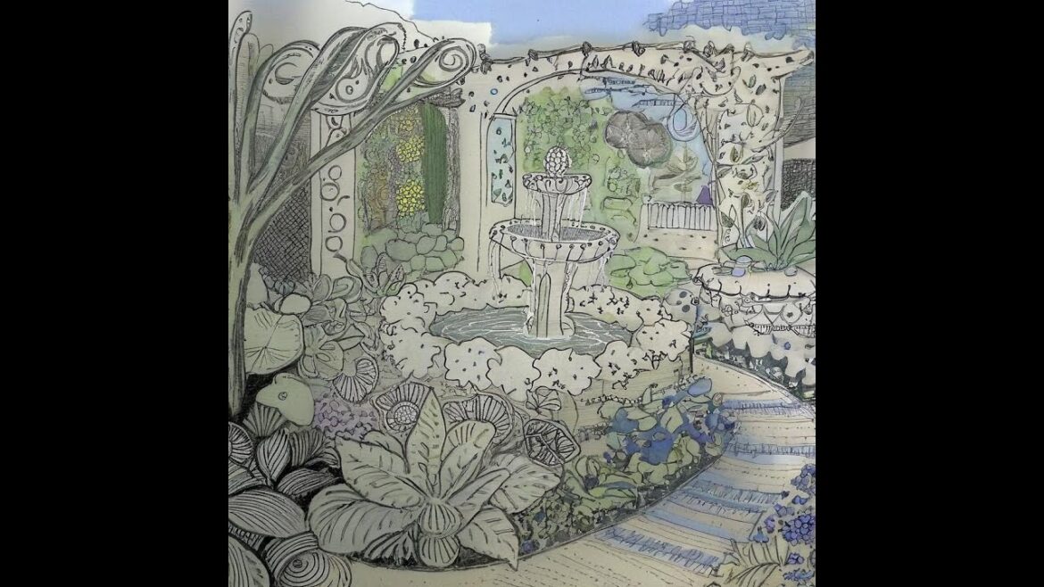 75 GARDENS IN COLORS AMONG GREYSCALE  AND A NEW FAIRY TALE THE RHYMEY ROBOT WHIMSICAL BOUQUETS
