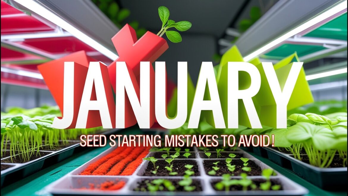 January Seed Starting Mistakes to Avoid | Indoor Gardening Tips for Beginners