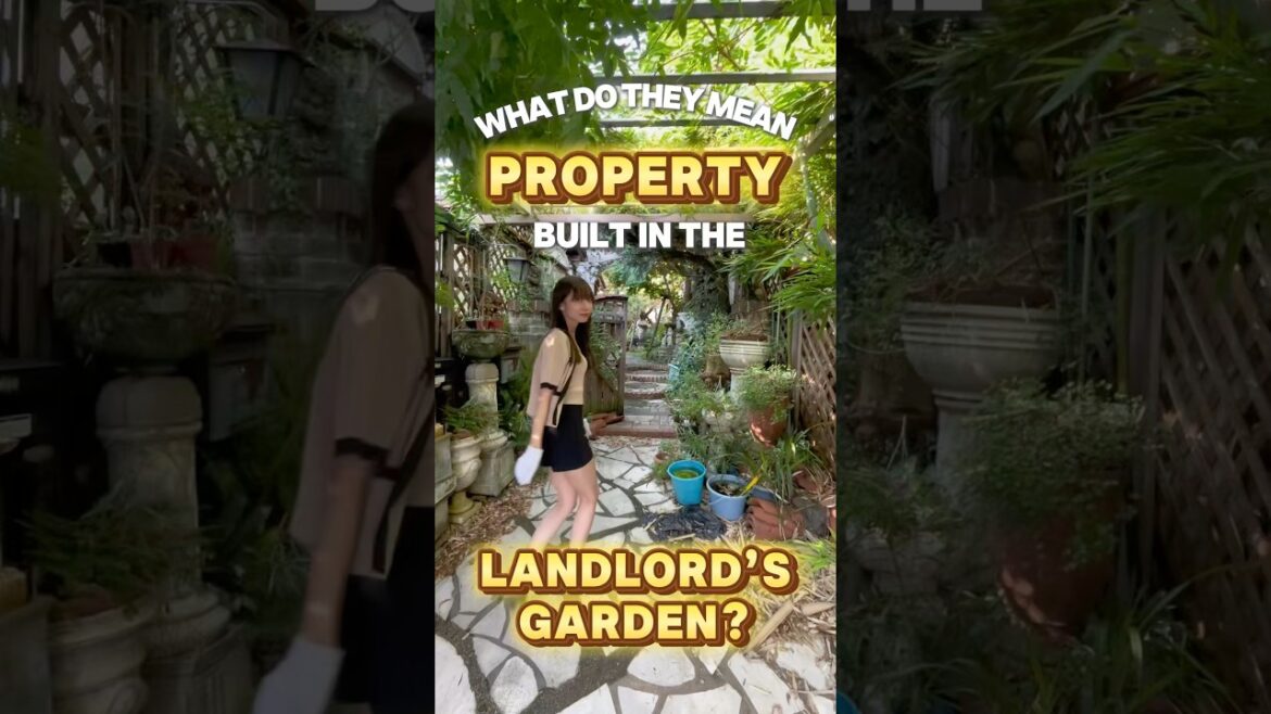 What does it mean to build a property in the landlord's garden?