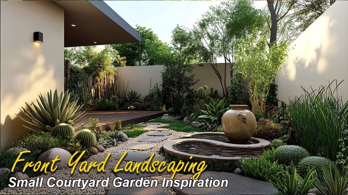Small Front Yard Landscaping: Create a Welcoming Courtyard