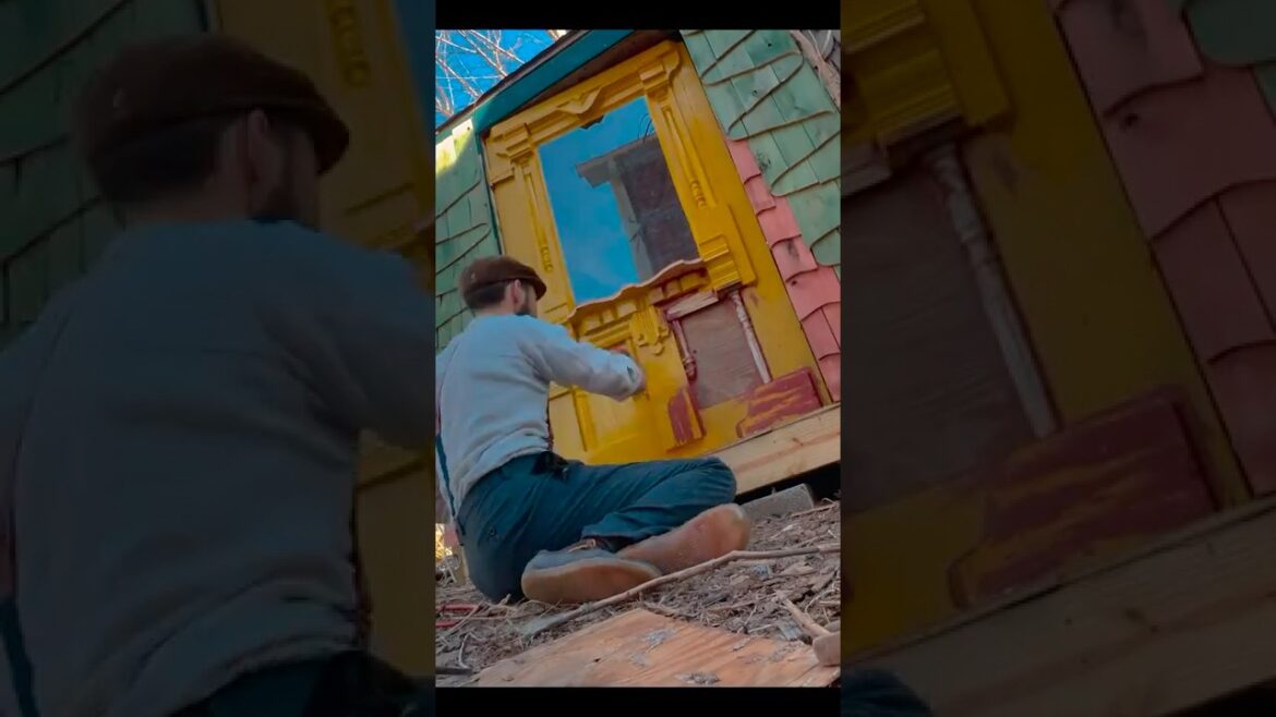 I transformed my Shed from trashy to fancy. #diy #cottagecore