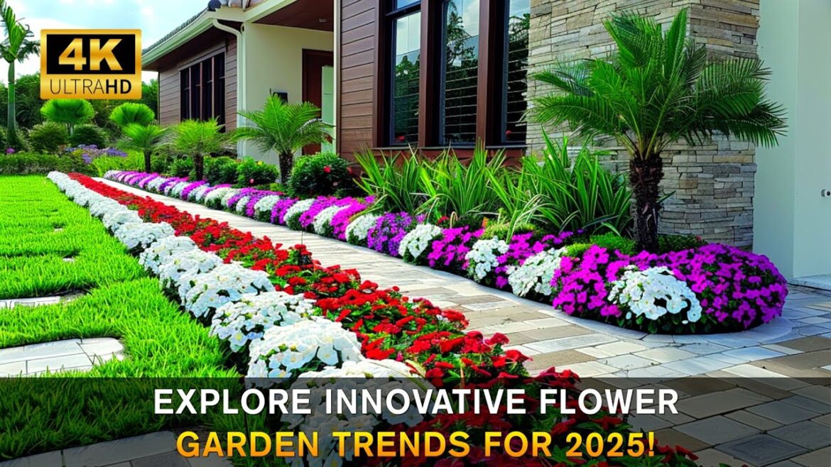 Flower Garden 2025: Front Yard Flower Landscape Ideas for Your Home