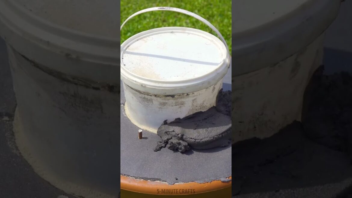 Quick Cement Crafts 🏗️