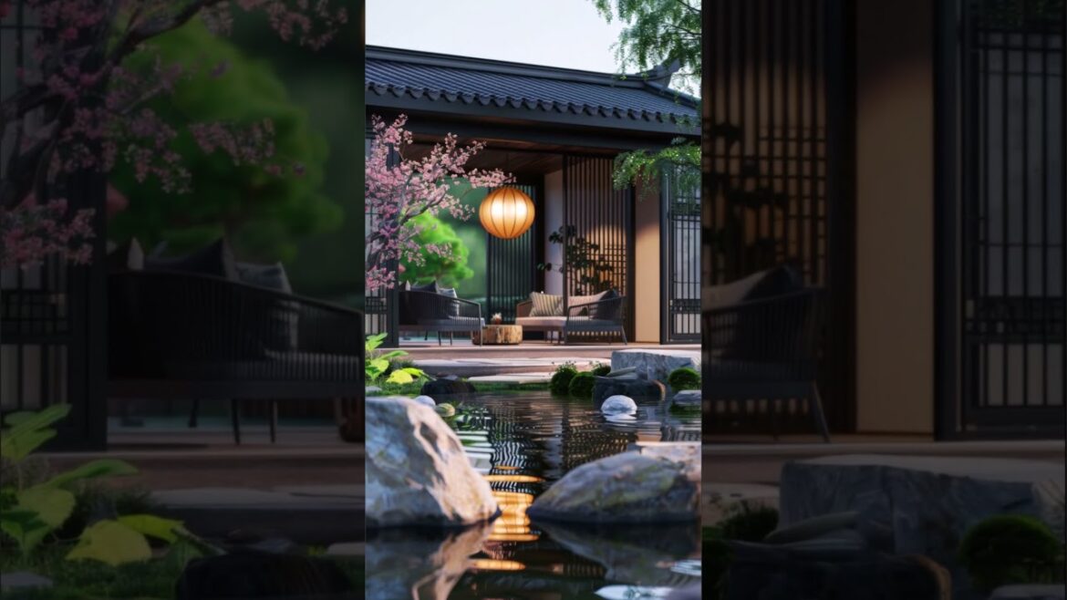 Exploring Chinese Garden Magic, Zen landscapes #Shorts #ChineseGardens #GardenDesign #ZenGardens