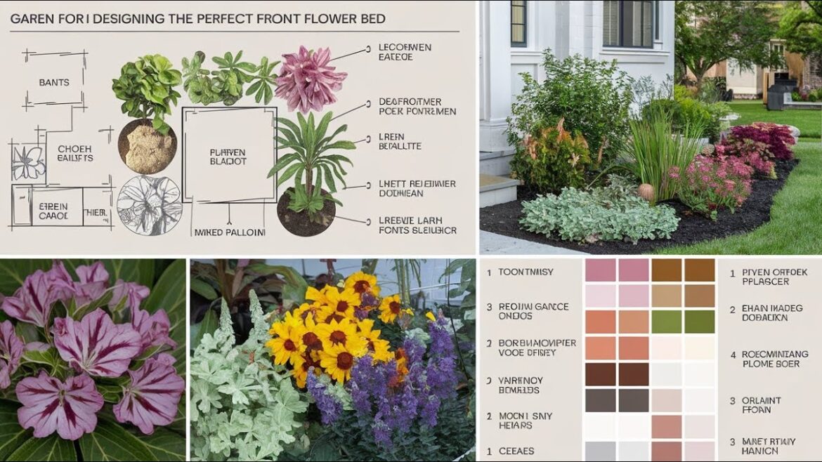 Designing the Perfect Front Flower Bed A Step-by-Step Garden Plan!