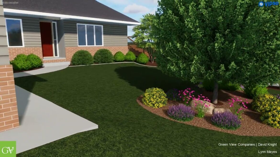 Mayes Front  Yard Landscaping - Nov 2024