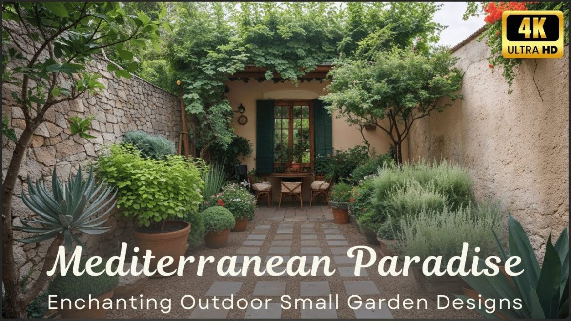 Beautiful Mediterranean Home Small Garden Designs for an Enchanting Outdoor Retreat Beautiful Mediterranean Home Small Garden Designs for an Enchanting Outdoor Retreat