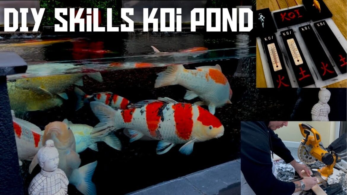 KOI PONDDIY SKILLSTHAT WILL MAKE YOUR POND STAND OUT !!!!! KOI POND**DIY SKILLS**THAT WILL MAKE YOUR POND STAND OUT !!!!!