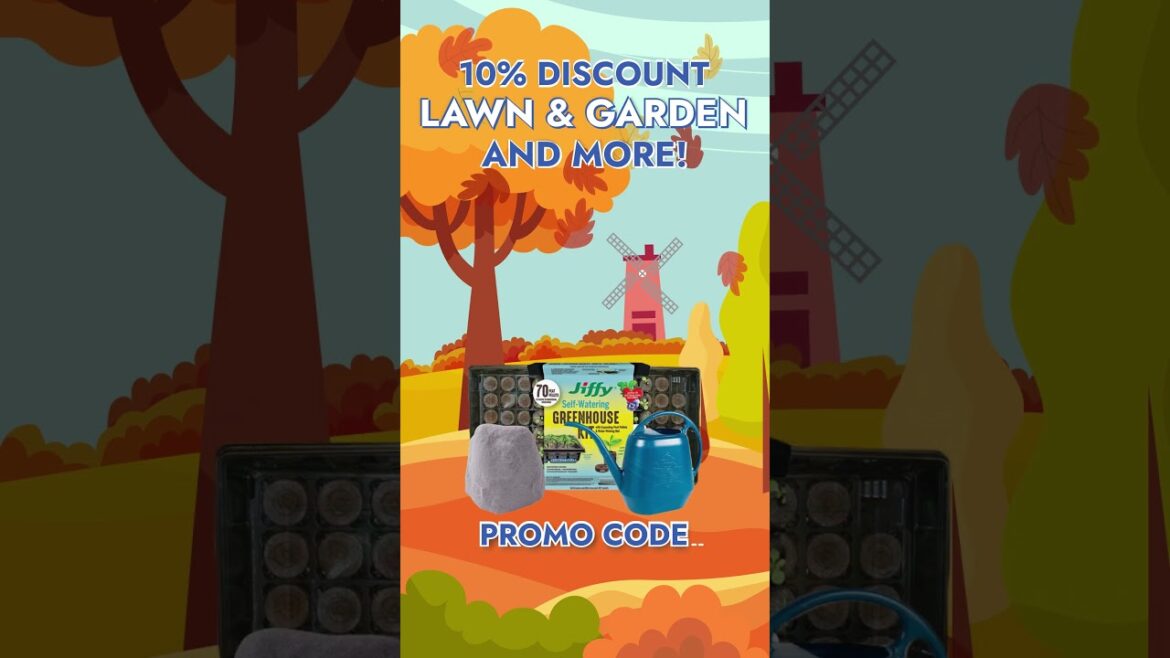 Upgrade Your Garden with 10% Off Lawn & Garden Supplies! #shorts #usa #lawngarden #discount