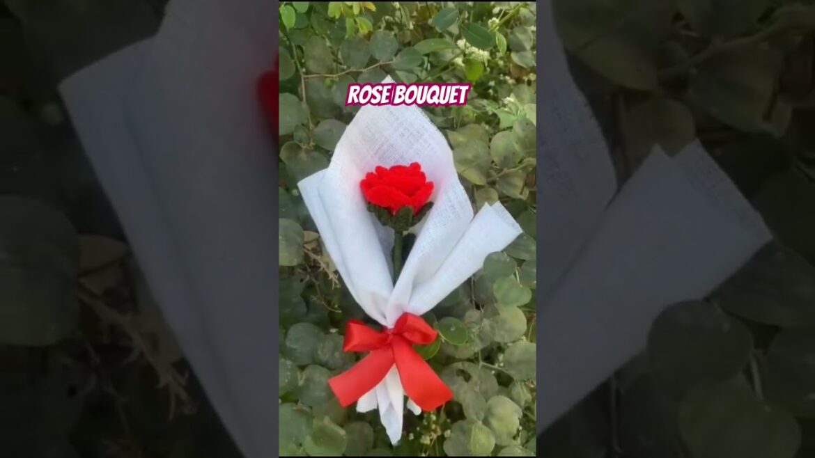 Rose Bouquet #viralshorts #rose #crochetflower #valentinesday #friendship Rose Bouquet #viralshorts #rose #crochetflower #valentinesday #friendship