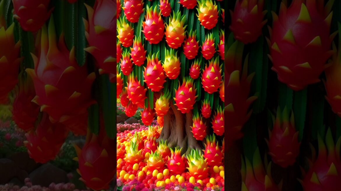 Easy method for planting and propagating dragon fruit trees. #gardening #reels #shorts #diy