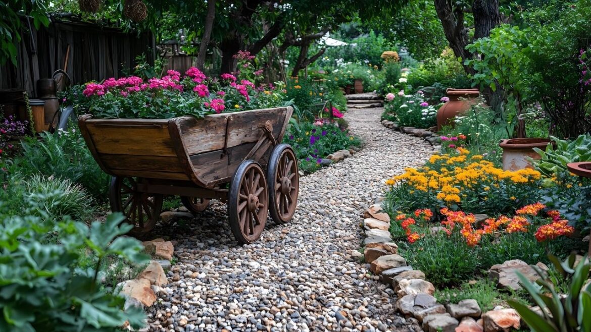 Transform Your Tiny Backyard Garden into a Charming Rustic Farmhouse Vintage Haven