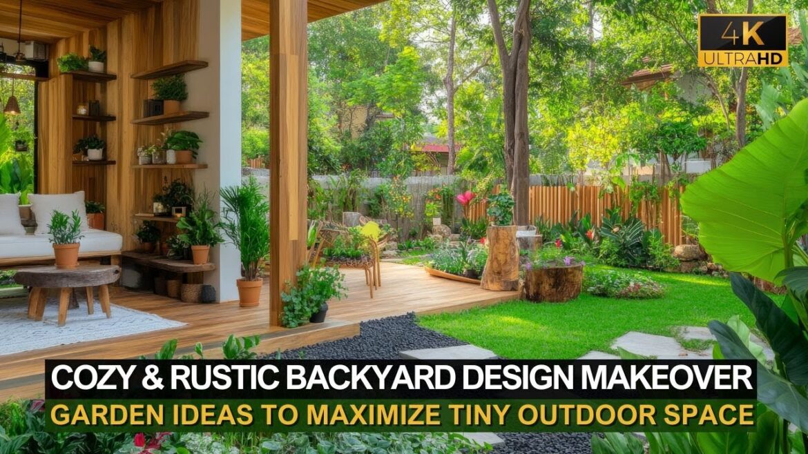 Cozy Backyard Makeover: Rustic Garden Design Ideas to Maximize Your Tiny Outdoor Space