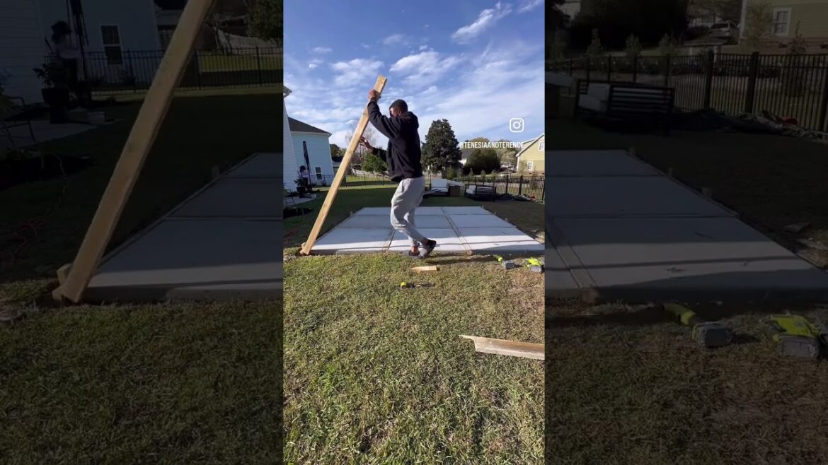 Backyard Patio & Pergola Build | Part 3 #diy