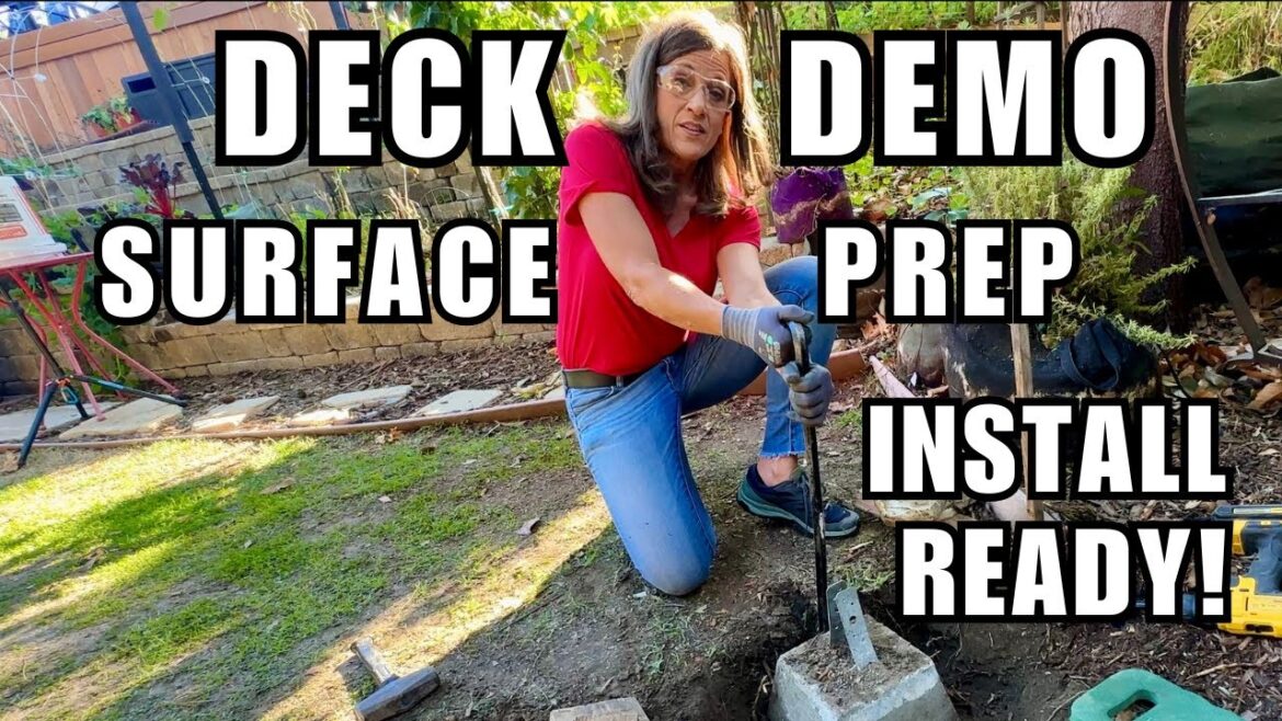 Deck Demo, Phase 2: Surface Prep Complete & Ready for Installation