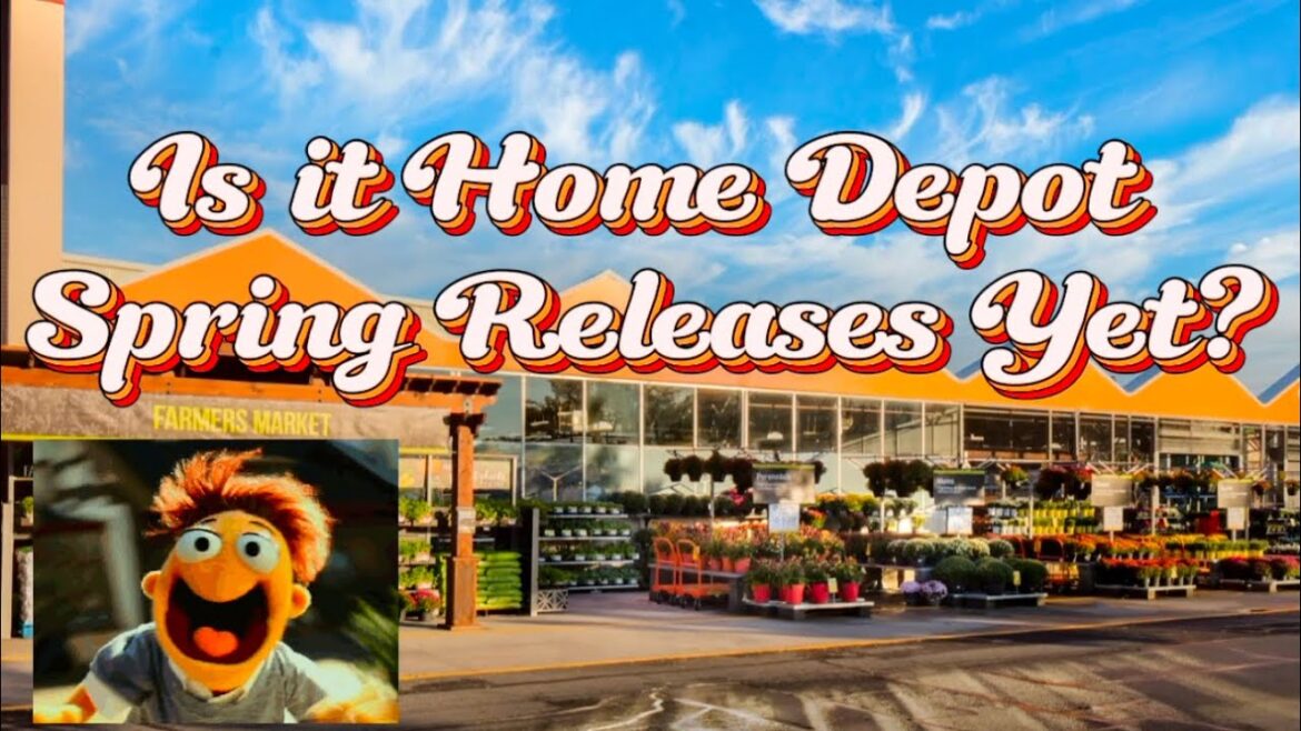 Home Depot Garden Center Shopping- New Bulbs Selection for Early January