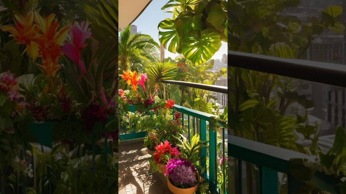 Tropical Balcony Garden Ideas #gardening #flowers #tropical #garden #balcony #plants #shorts Tropical Balcony Garden Ideas #gardening #flowers #tropical #garden #balcony #plants #shorts