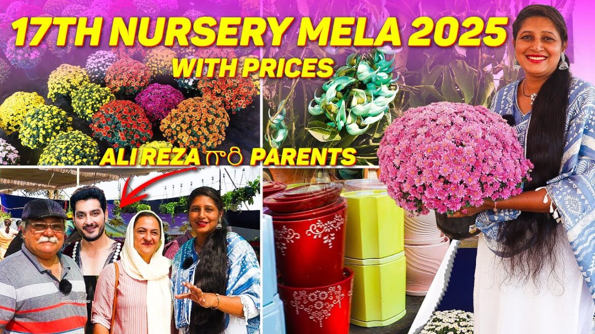 🔴17th Grand NURSERY MELA 2025 in HYDERABAD | Biggest Plant Expo|Horticulture Exhibition With Prices