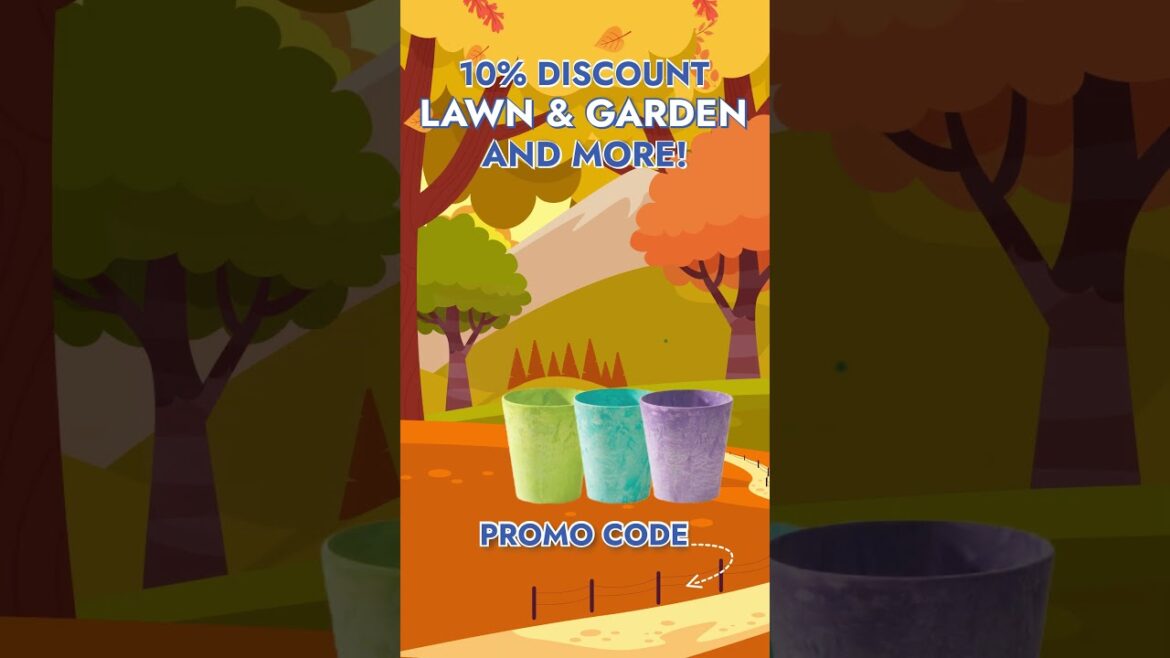 Create Your Ideal Lawn! Enjoy 10% Off Lawn & Garden Supplies! #shorts  #usa #lawngarden #discount