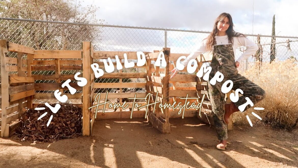 Building A Simple Compost Bin Out Of Wood Pallets
