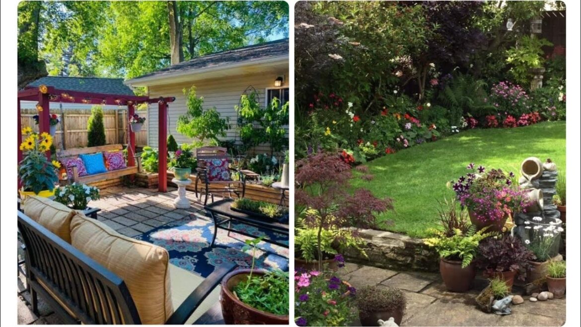 Ideas for small garden design | Small yard landscaping ideas