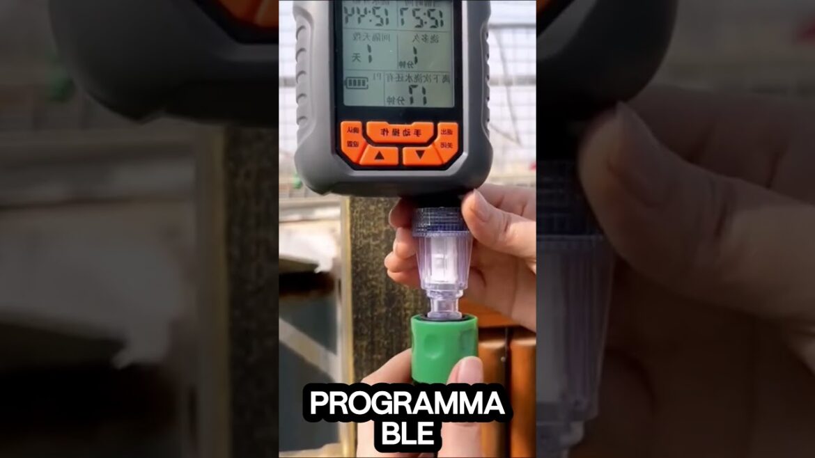 Garden Hose Timer with LCD Display – Set & Forget 💦🌿 | #shorts #ytshorts #watertimer