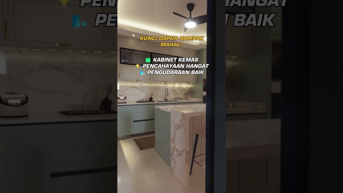 Nak dapur cantik? #cantikwall #homedecor #interiordesign #kitchen #tips #home  #decoration #design